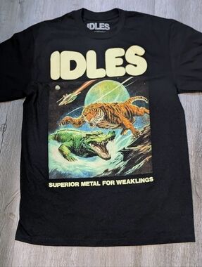 IDLES Superior Metal T-shirt Size  Large